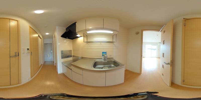 パノラマ画像キッチン