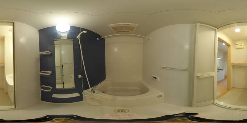 パノラマ画像バスルーム