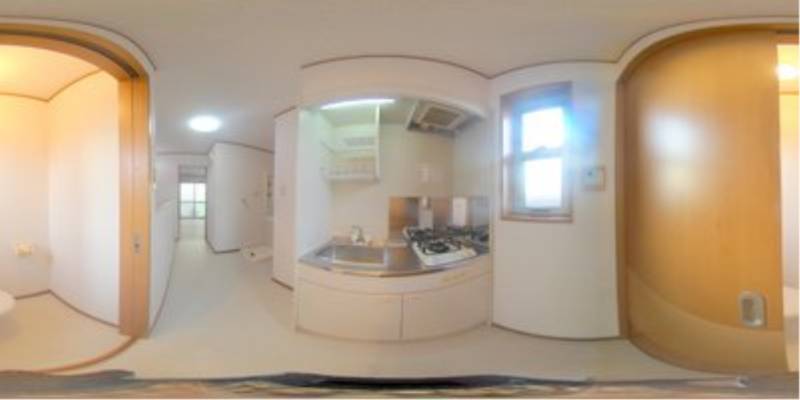 パノラマ画像キッチン