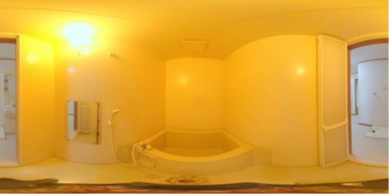 パノラマ画像バスルーム