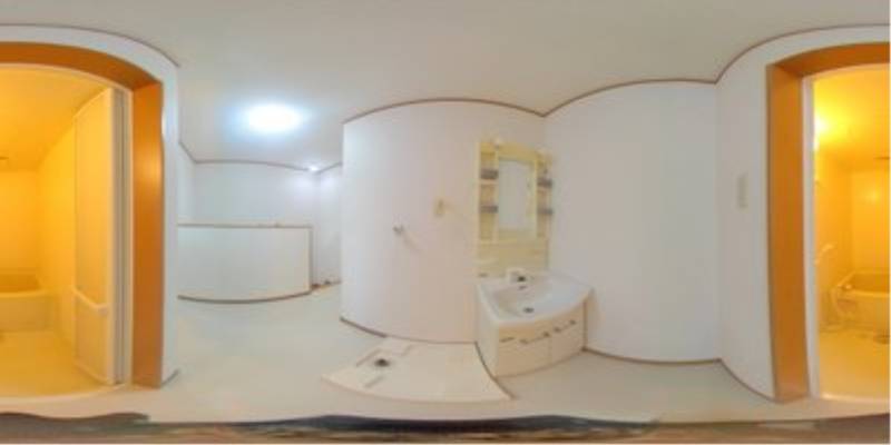 パノラマ画像洗面所