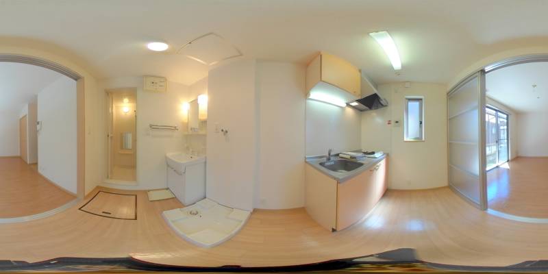 パノラマ画像キッチン