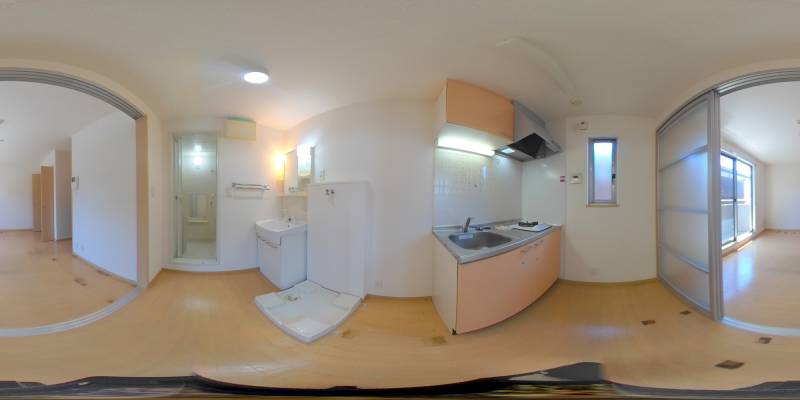 パノラマ画像キッチン