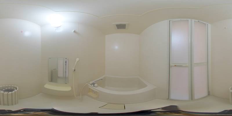 パノラマ画像バスルーム