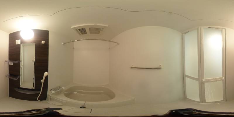 パノラマ画像バスルーム