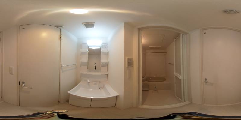 パノラマ画像洗面所