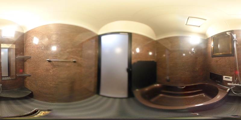 パノラマ画像バスルーム