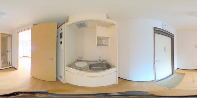 パノラマ画像キッチン