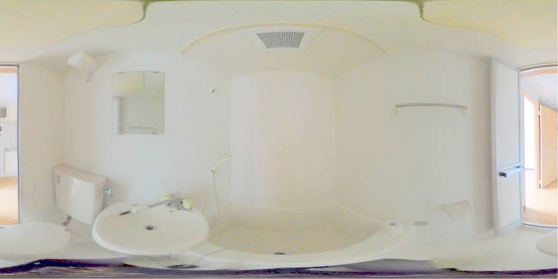 パノラマ画像バスルーム