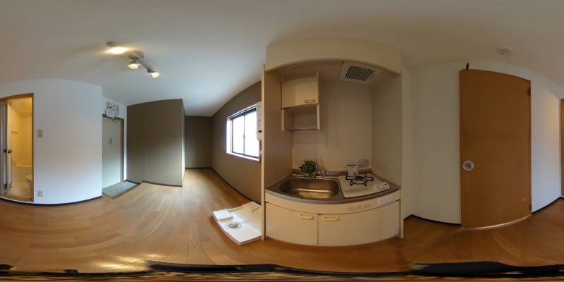 パノラマ画像キッチン