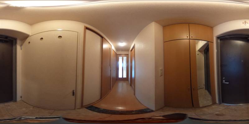 パノラマ画像玄関