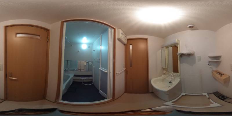 パノラマ画像洗面所