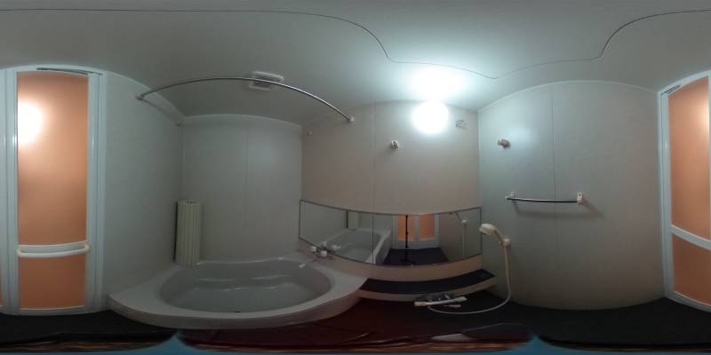 パノラマ画像バスルーム