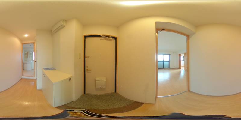 パノラマ画像玄関