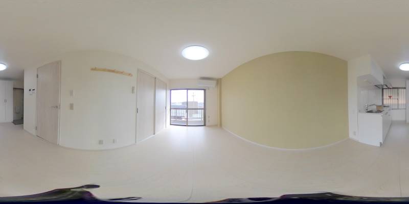 パノラマ画像リビング