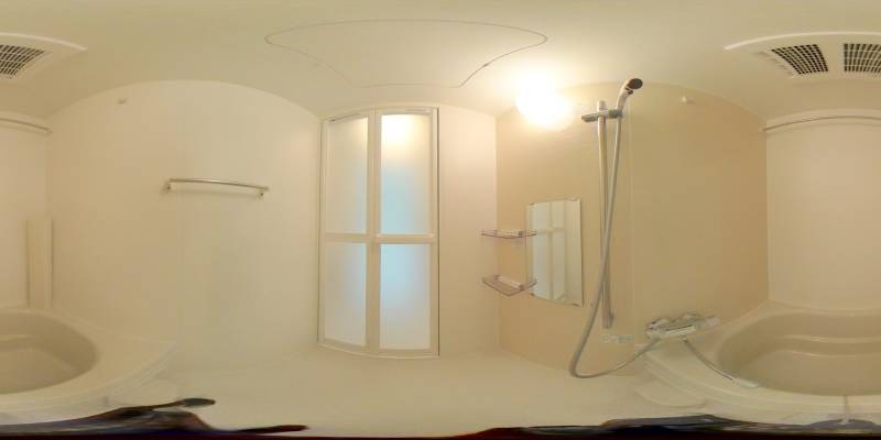 パノラマ画像バスルーム