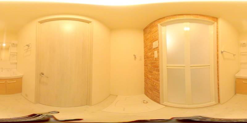 パノラマ画像洗面所