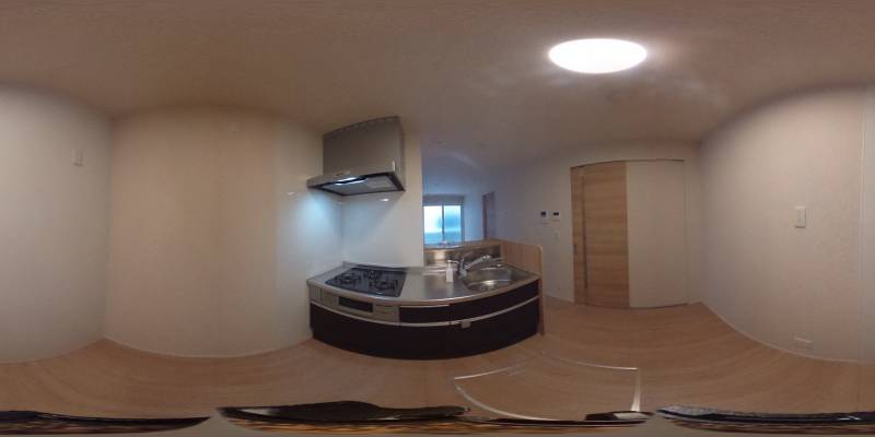 パノラマ画像キッチン