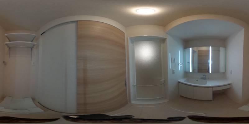 パノラマ画像洗面所