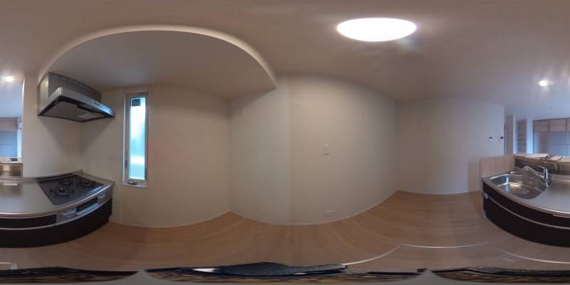 パノラマ画像キッチン