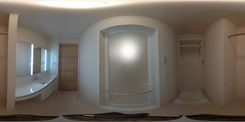 パノラマ画像洗面所