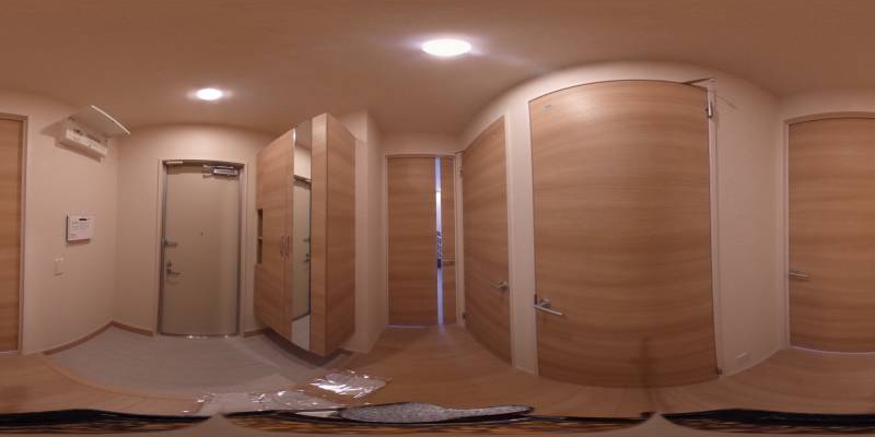 パノラマ画像玄関