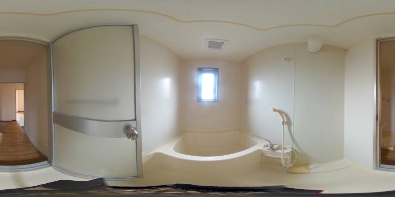 パノラマ画像バスルーム