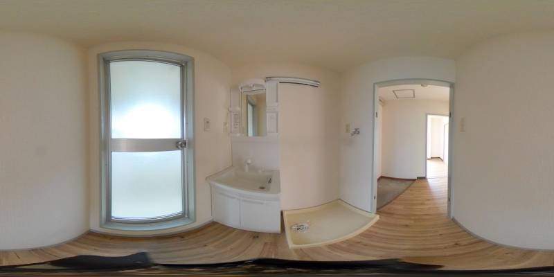 パノラマ画像洗面所