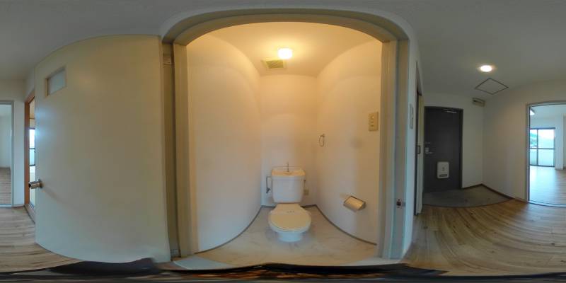 パノラマ画像トイレ