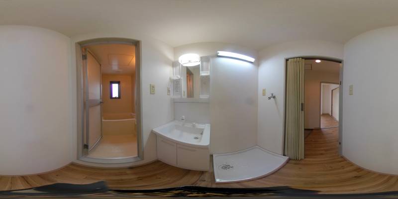 パノラマ画像洗面所