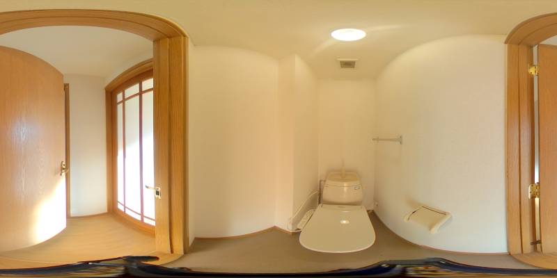 パノラマ画像トイレ