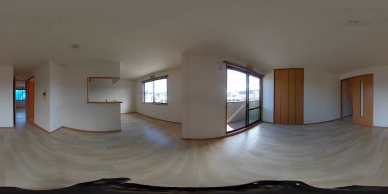 パノラマ画像リビング