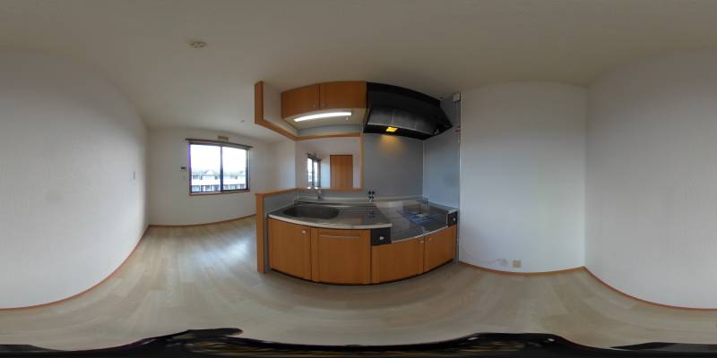 パノラマ画像キッチン