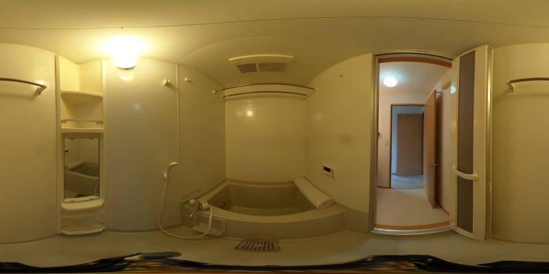 パノラマ画像バスルーム