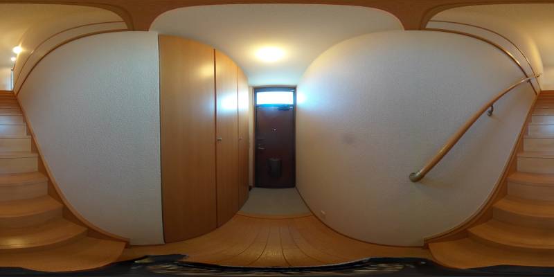 パノラマ画像玄関