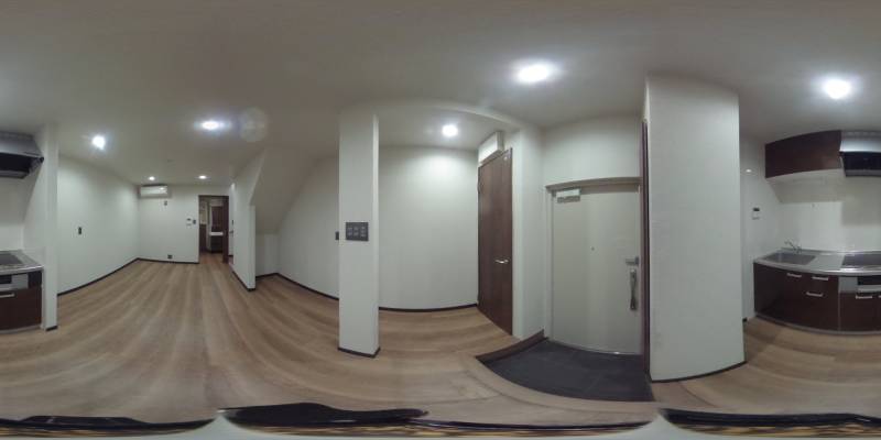 パノラマ画像キッチン