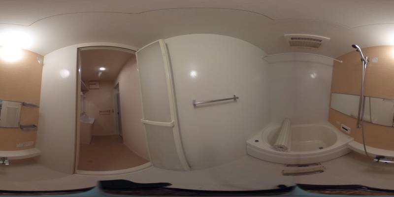パノラマ画像バスルーム