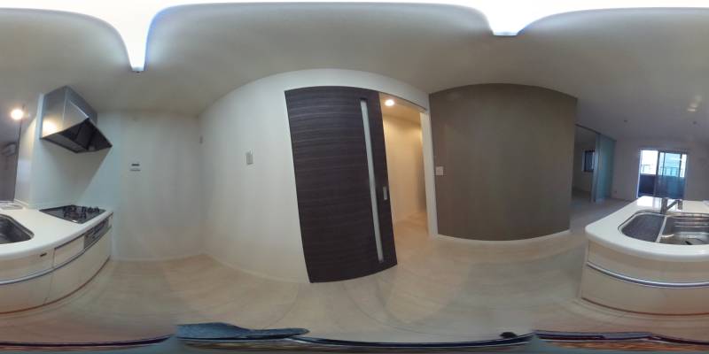 パノラマ画像キッチン