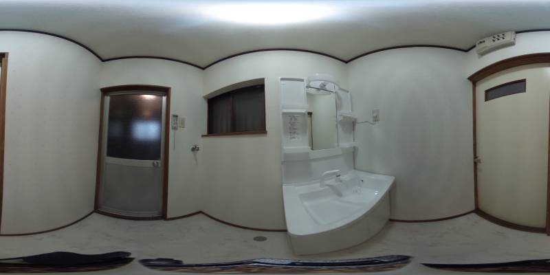 パノラマ画像洗面所