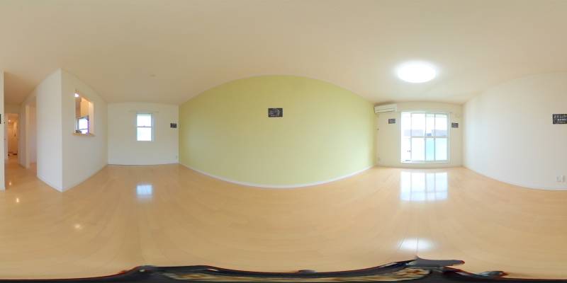 パノラマ画像リビング