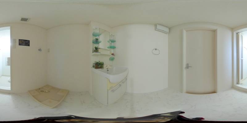 パノラマ画像洗面所