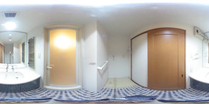 パノラマ画像洗面所