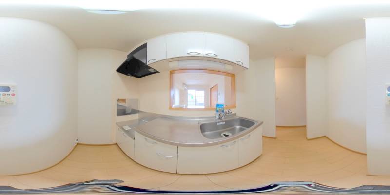 パノラマ画像キッチン