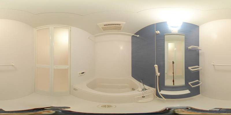 パノラマ画像バスルーム