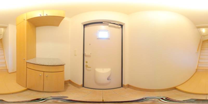 パノラマ画像玄関