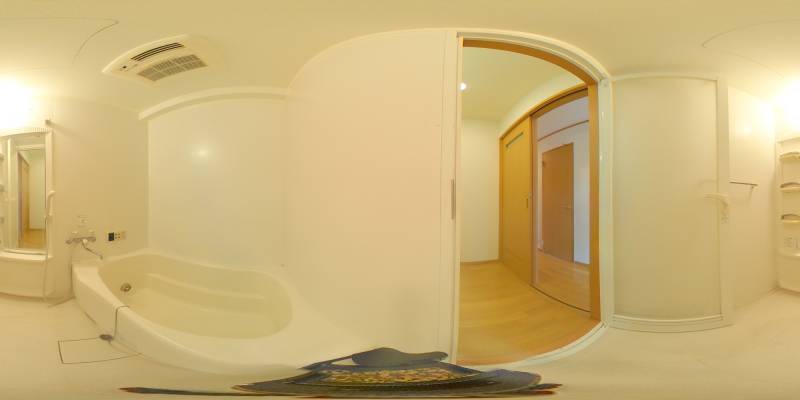 パノラマ画像バスルーム