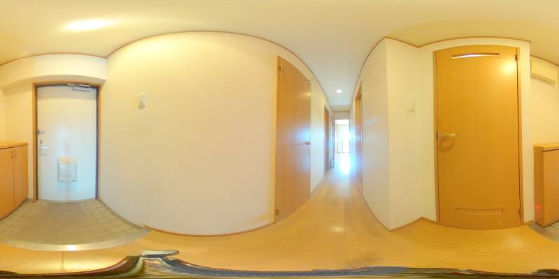 パノラマ画像玄関