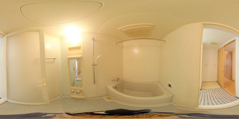 パノラマ画像バスルーム