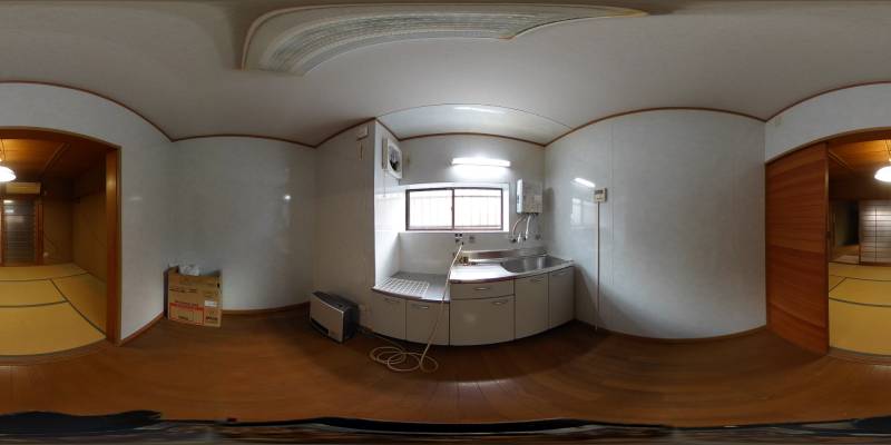 パノラマ画像キッチン