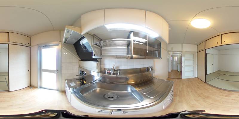 パノラマ画像キッチン